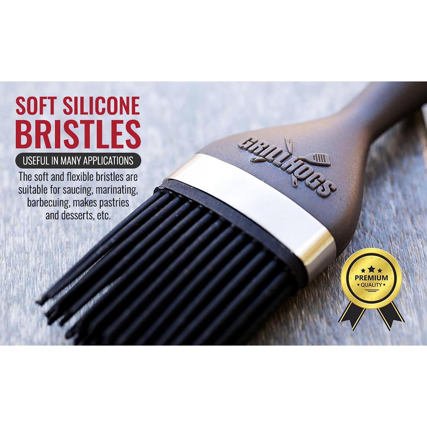 Set de 2 Brochas de Silicona GRILLHOGS para Basting 19.1 y 30.5 cm