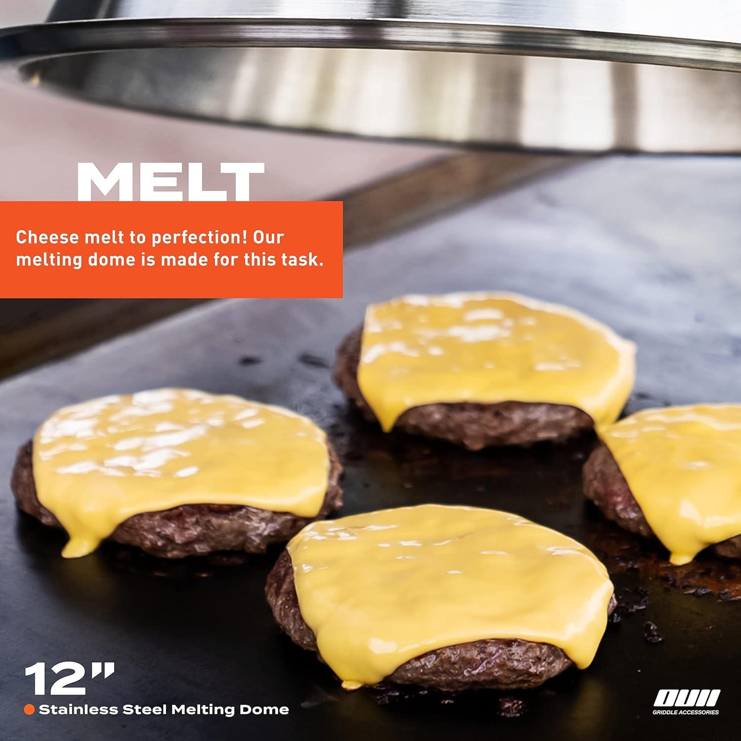 Juego de Accesorios OUII para Plancha - Tapa 31.1 cm, Prensa Hierro Fundido