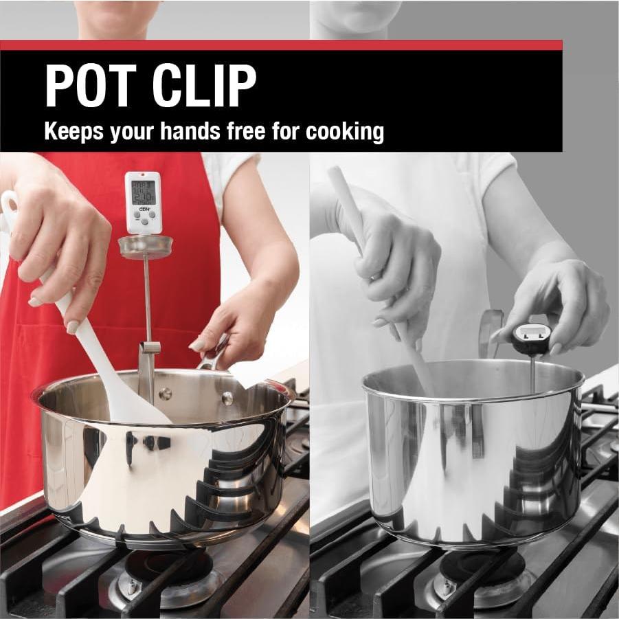 Termómetro Digital de Caramelo CDN DTC450 con Clip Ajustable