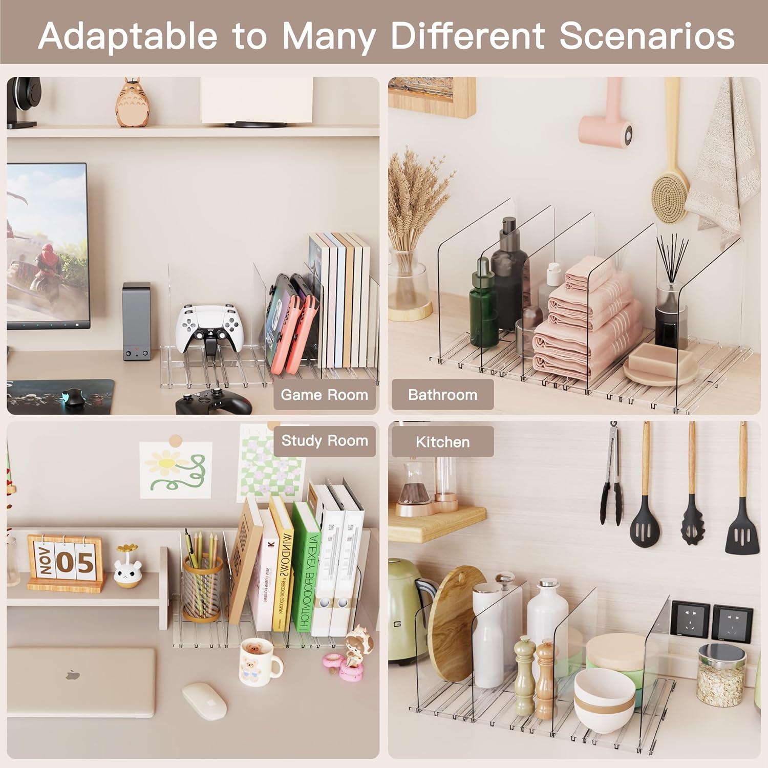 Organizador de Bolsos Criusia Ajustable 73.15 cm con 8 Divisores