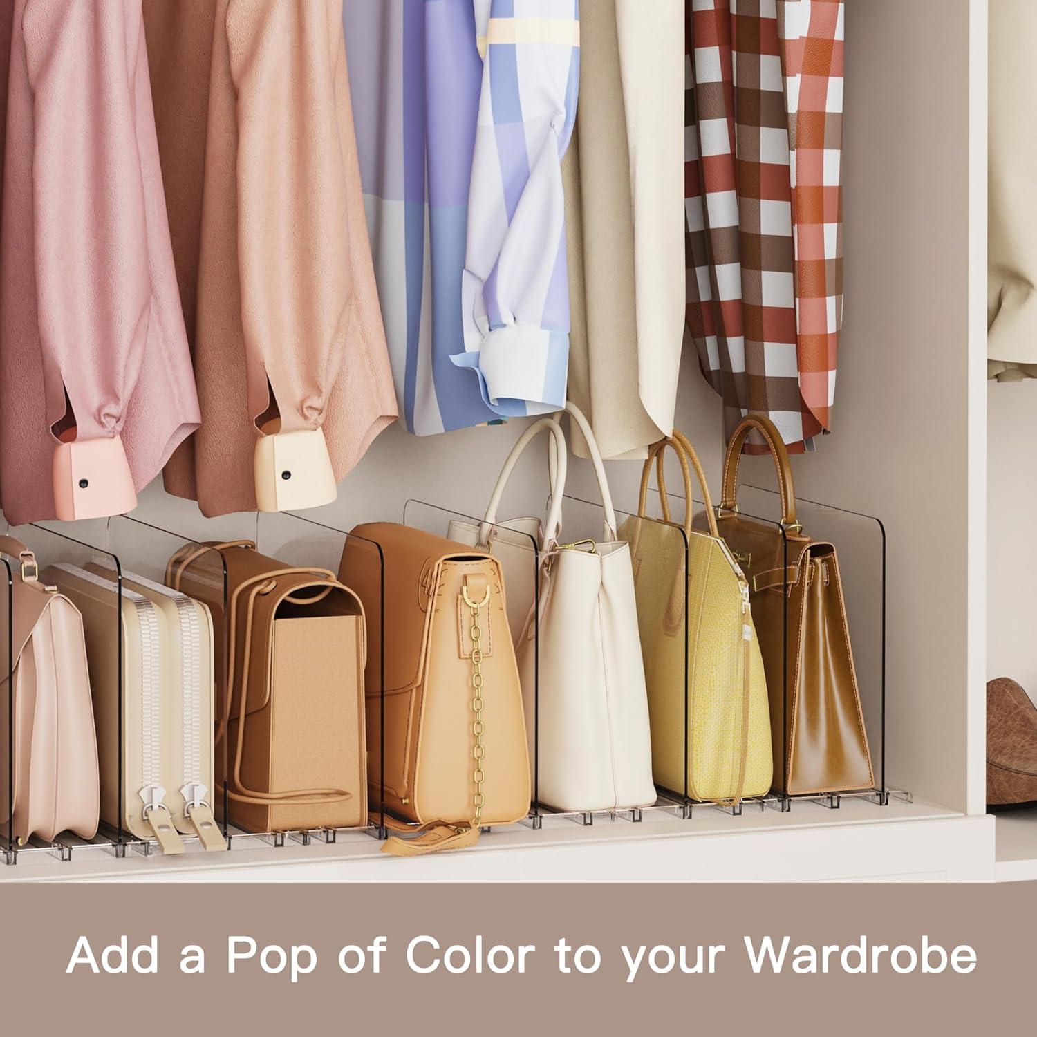 Organizador de Bolsos Criusia Ajustable 73.15 cm con 8 Divisores