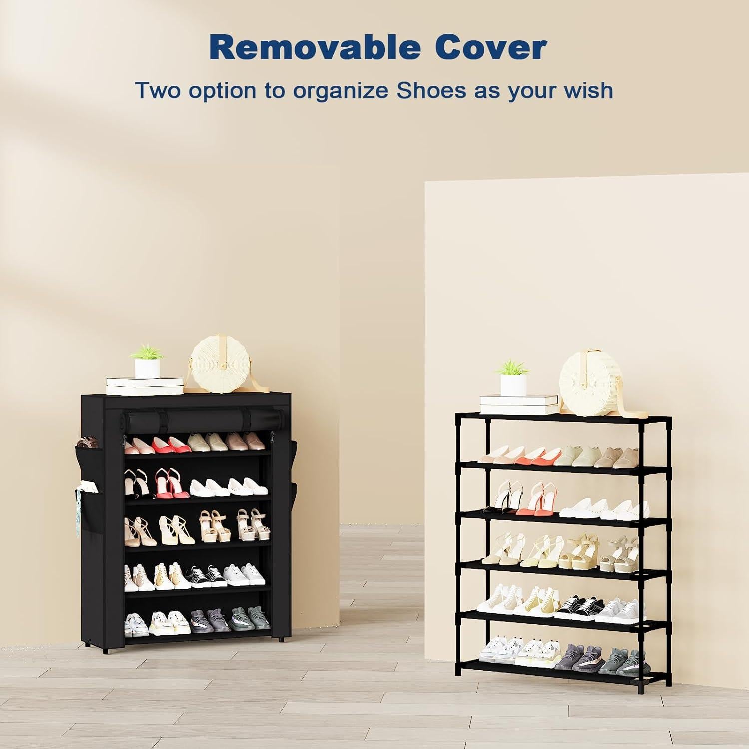 Zapatero Mavivegue Expandible Negro 5 Niveles 1.81 kg