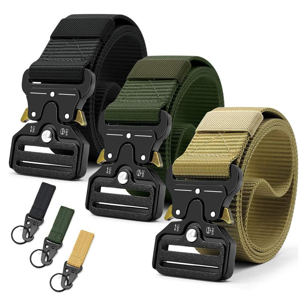 Cinturón Táctico DOOPAI 3Pack Nylon Militar Ajustable