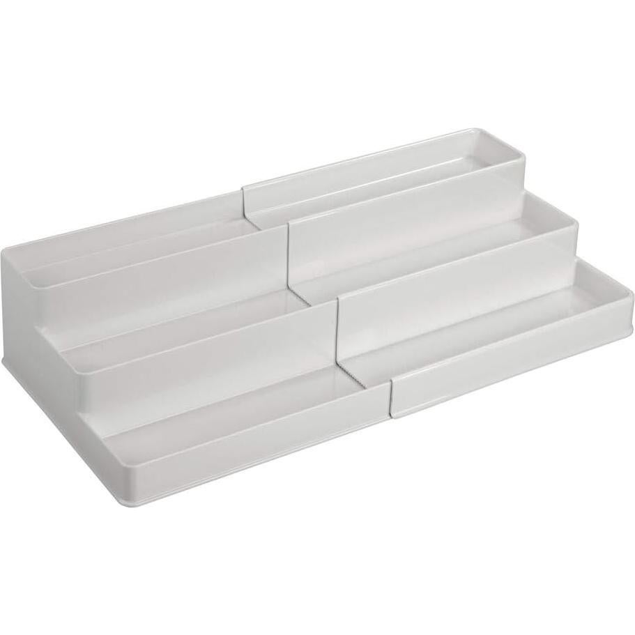 Estante Organizador Expandible mDesign 3 Niveles Plástico Gris