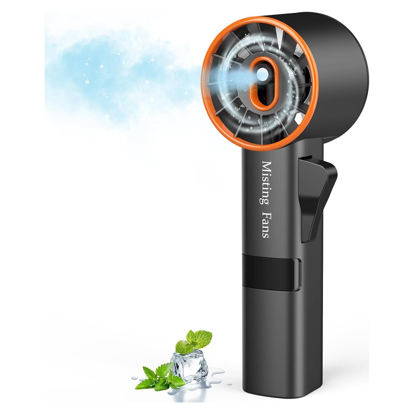 Ventilador de Mano Portátil Ausic con Nebulización 3 Velocidades