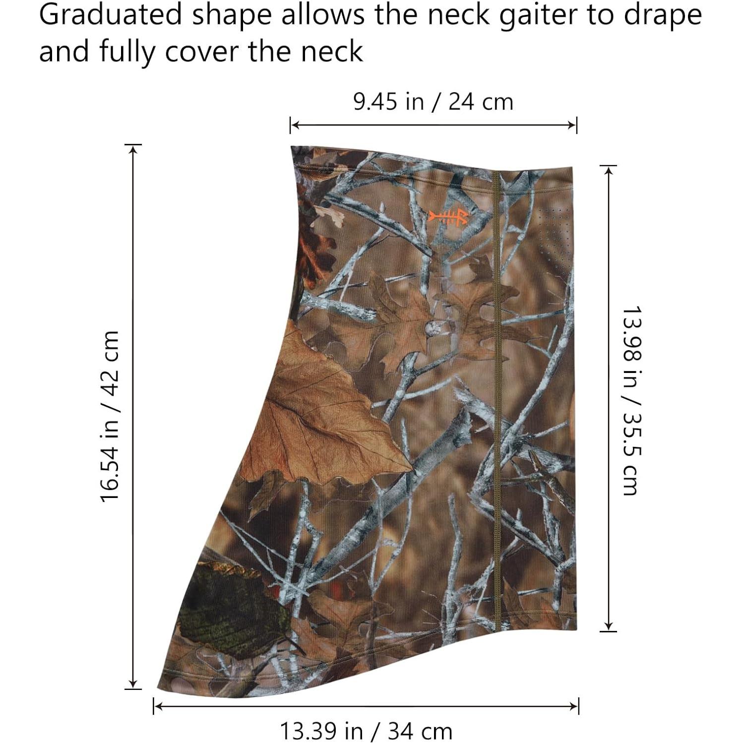 Máscara Gaiter Bassdash UPF 50 para Cuello y Cara