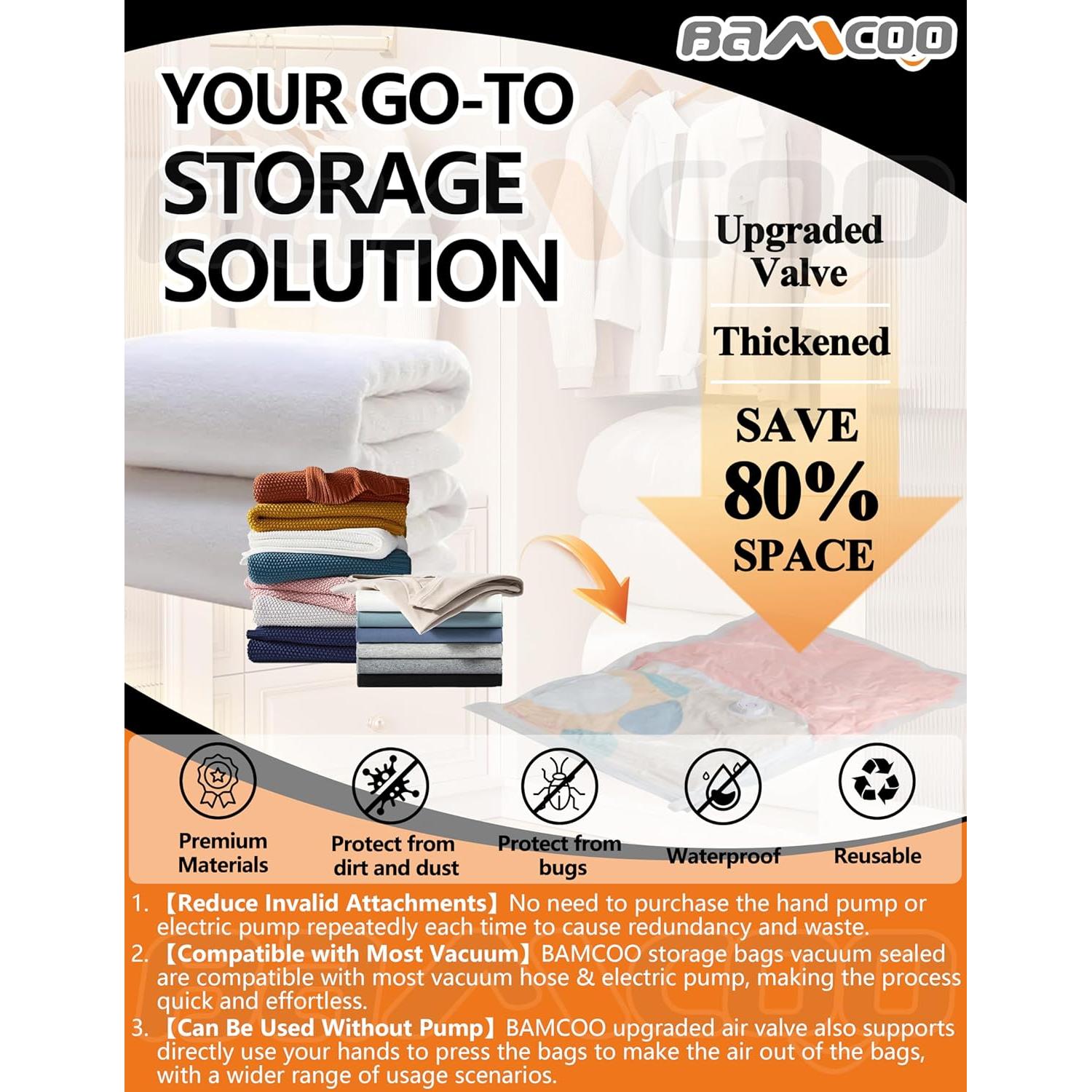 Bolsas de Sellado al Vacío BAMCOO 16 Piezas Variadas