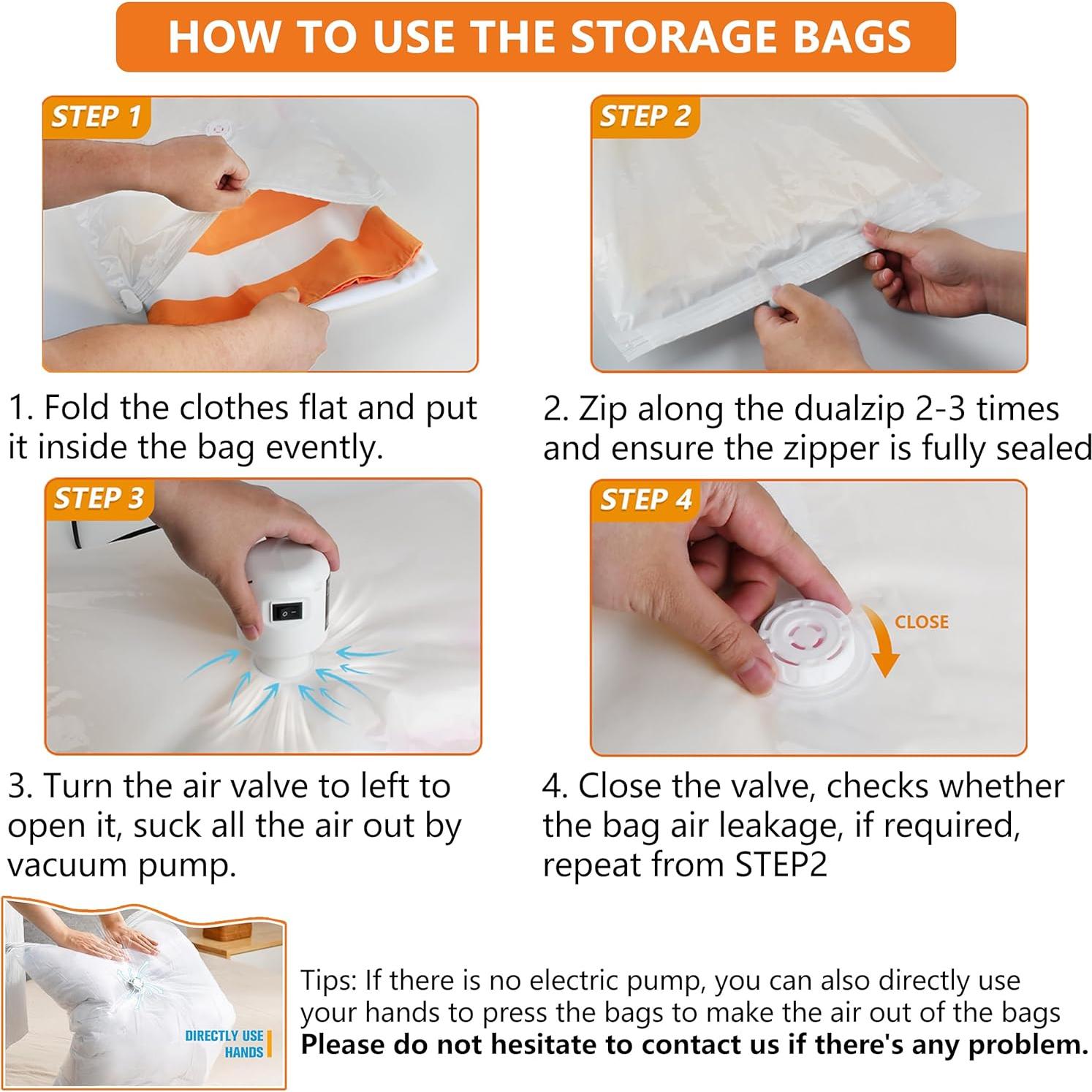 Bolsas de Sellado al Vacío BAMCOO 16 Piezas Variadas