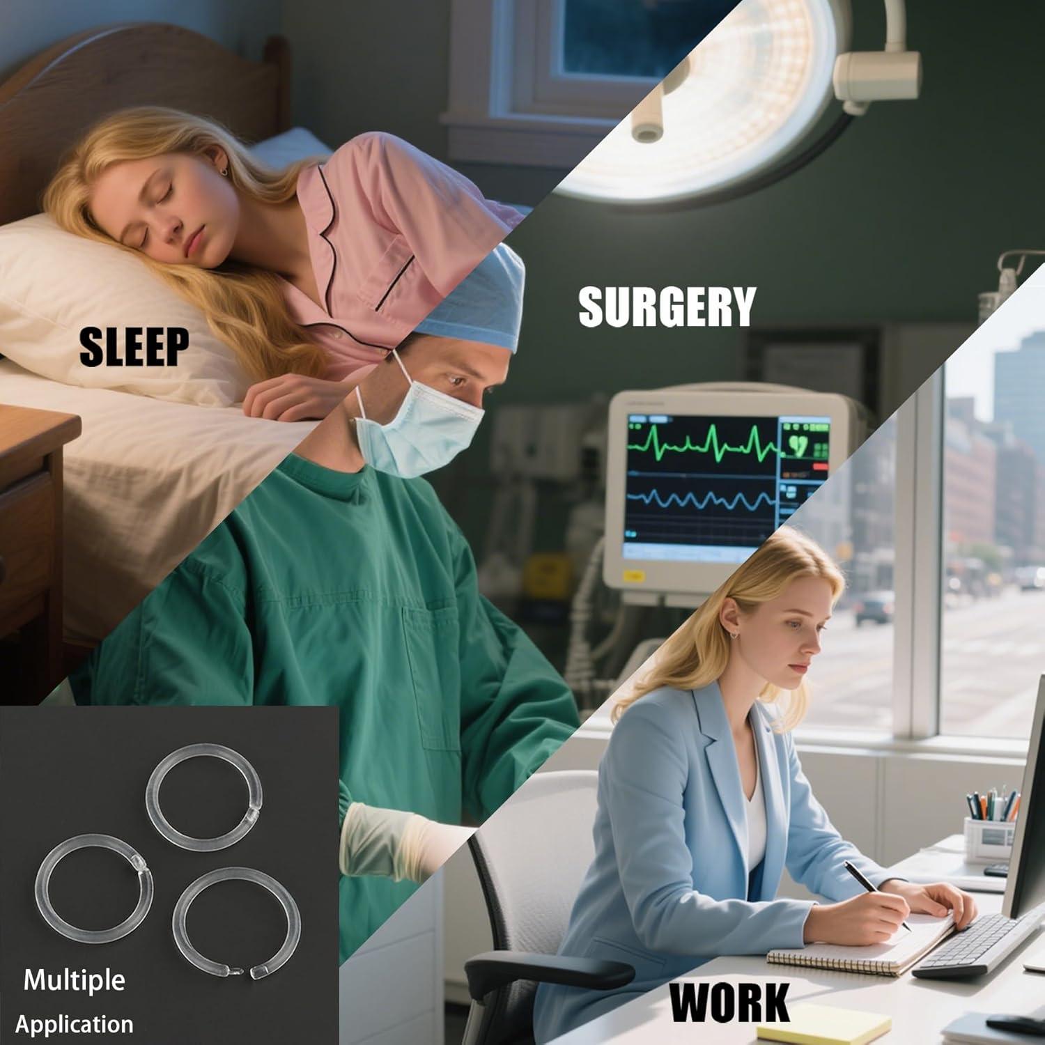 Retenedores de oreja hipoalergénicos 16-20 Gauge con hebilla