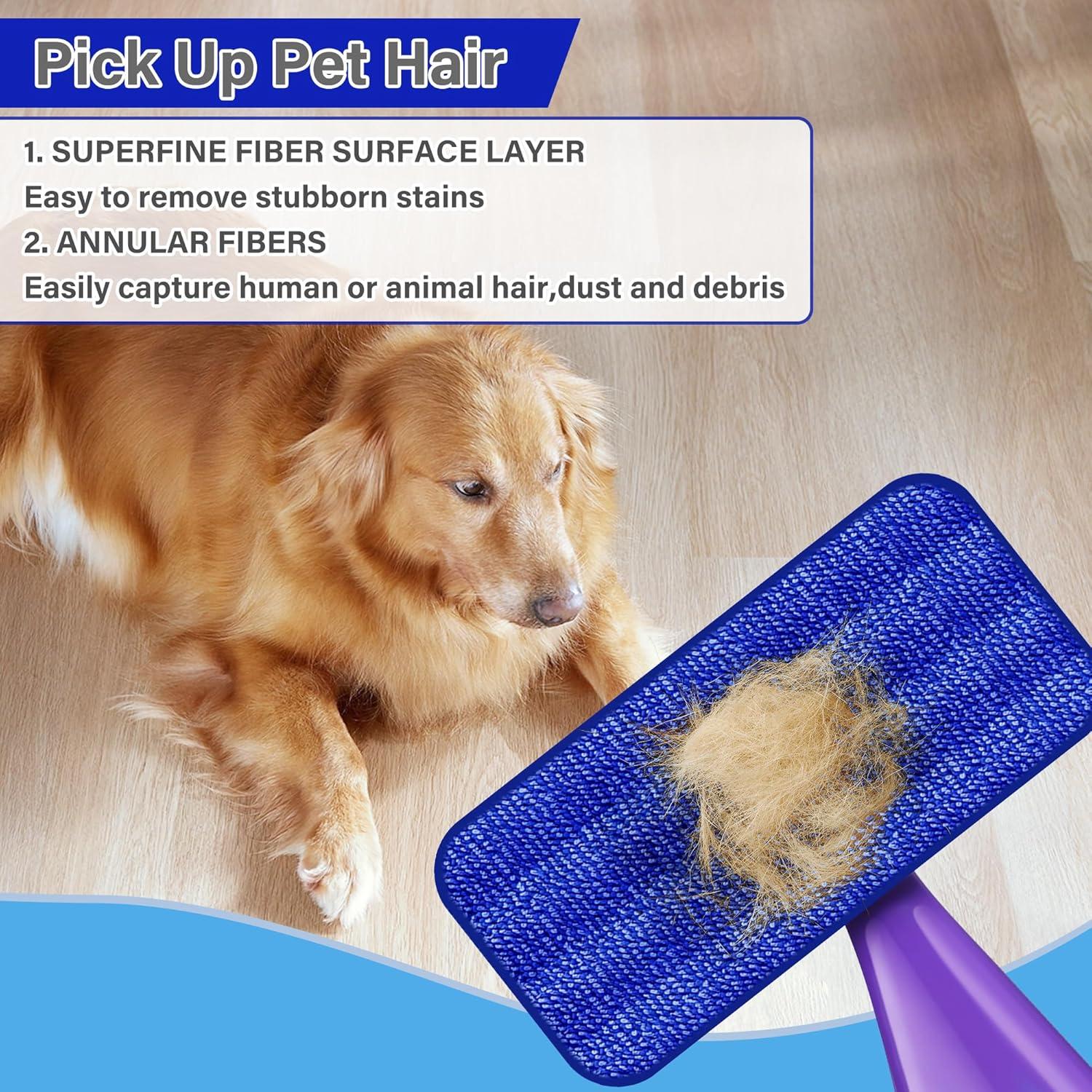 Paños Reutilizables para Mopa Swiffer WetJet - 7 Unidades Microfibra