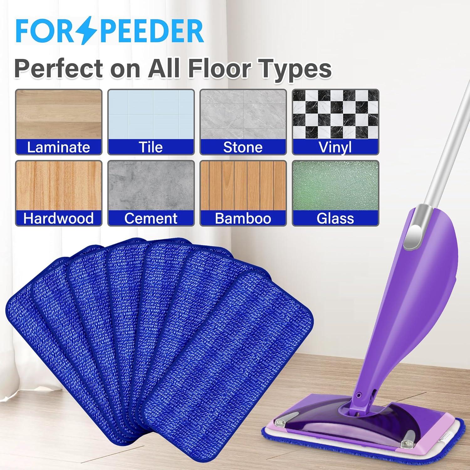 Paños Reutilizables para Mopa Swiffer WetJet - 7 Unidades Microfibra