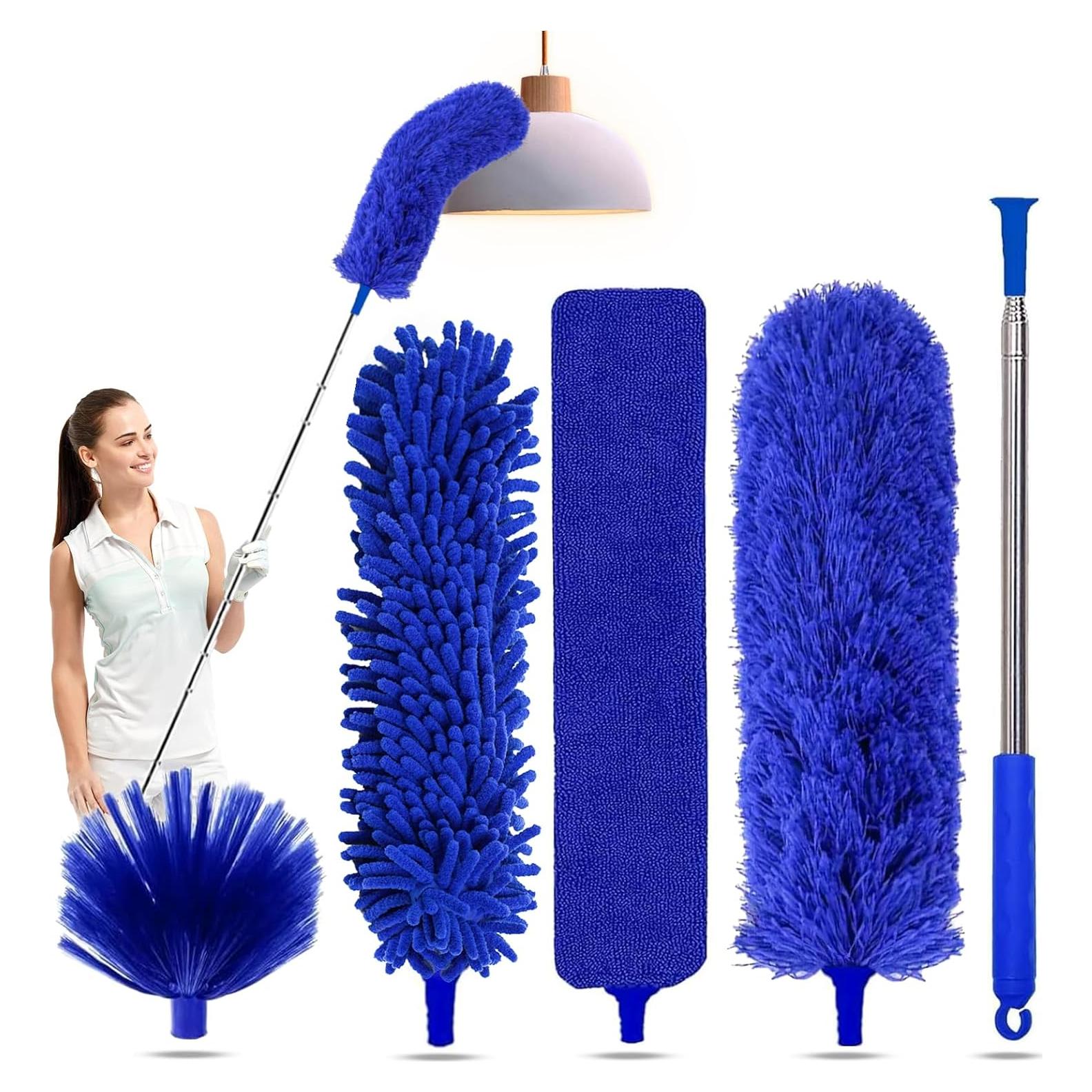 Kit de Plumero 5-en-1 Duraone con Mango Extensible 254 cm