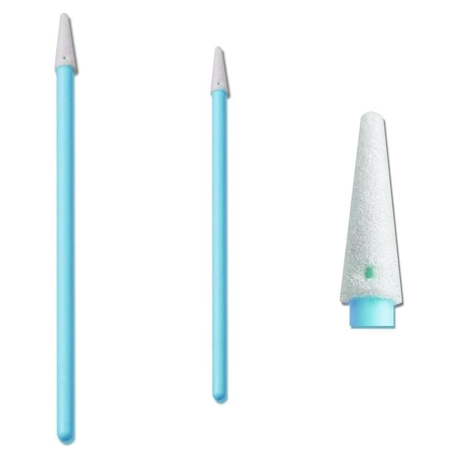 Bastones de limpieza CK-FS750 de espuma sin pelusa - 100 unidades