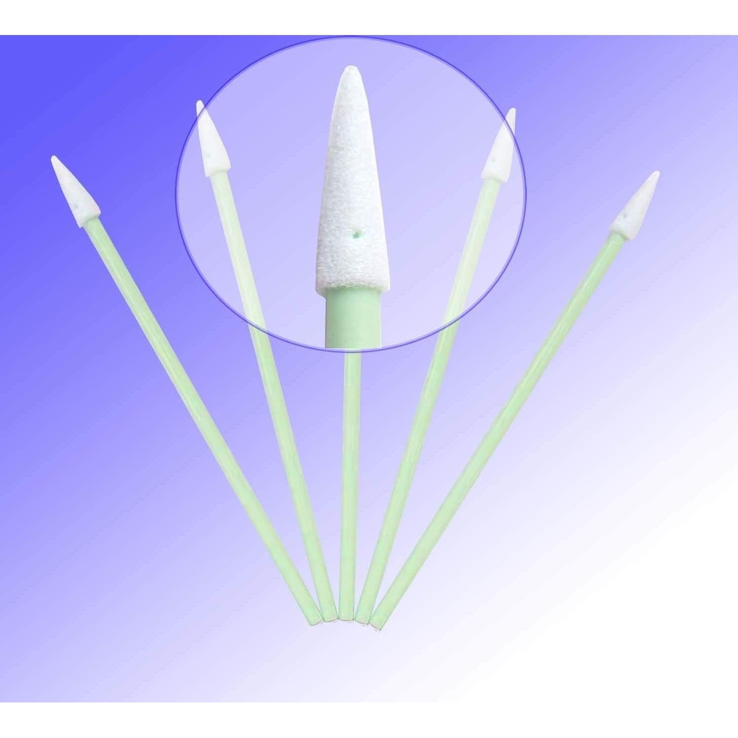 Bastones de limpieza CK-FS750 de espuma sin pelusa - 100 unidades