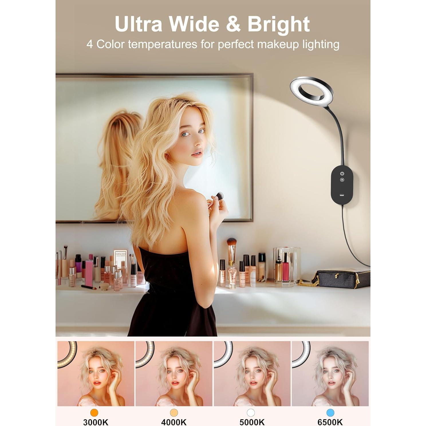 Lámpara de Lectura de Pared TOPMB con USB 10W y 4 Modos