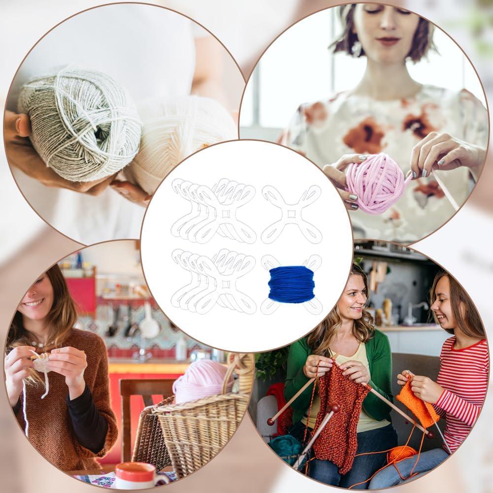 Bobinas de Hilo Acrílico Transparente BENECREAT 10 Pcs 7.6cm