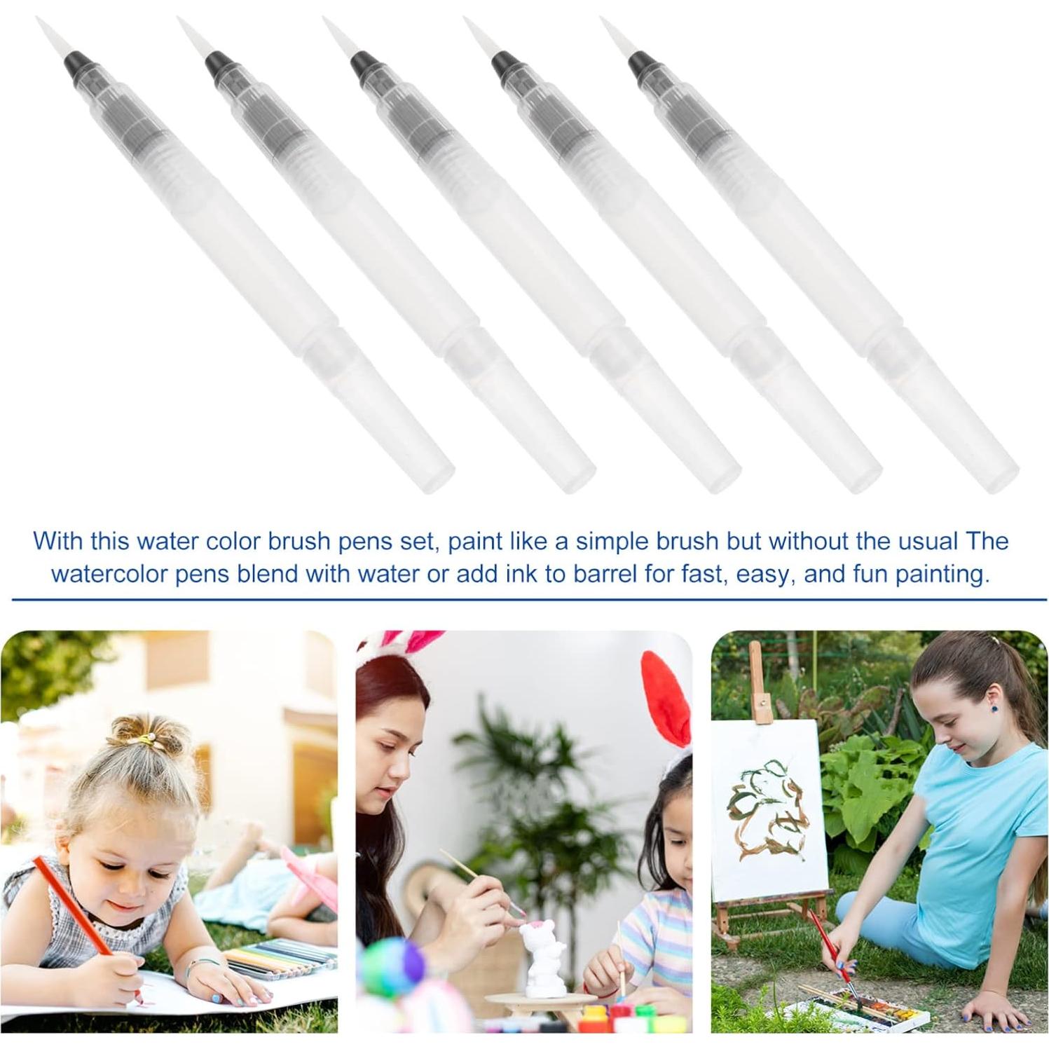 Lápices de Pincel Acuarela STOBOK 3 Piezas 12x1cm