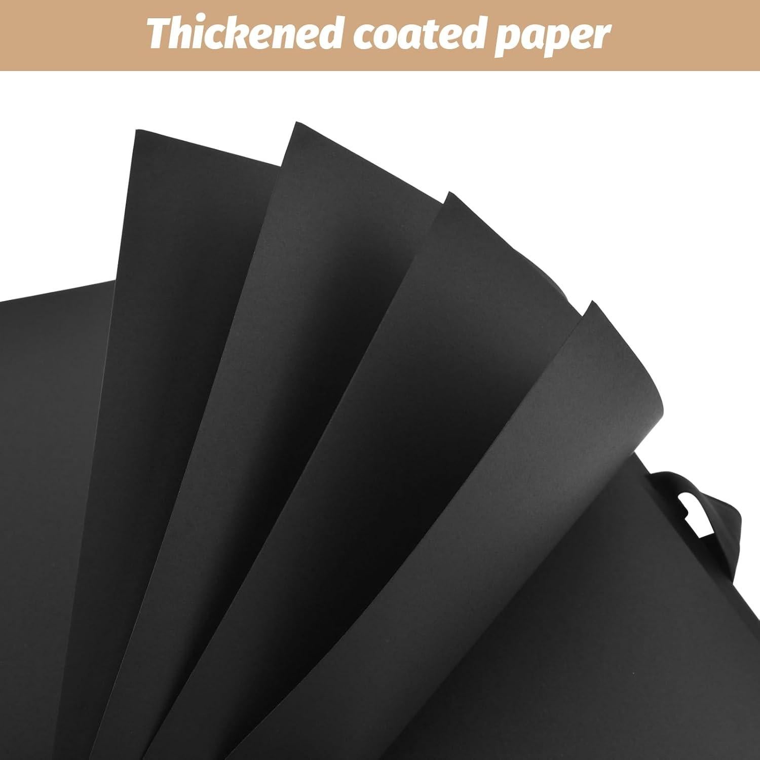 Álbum de Recortes GOTIDEAL 17.78x17.78cm 40 Páginas Negro