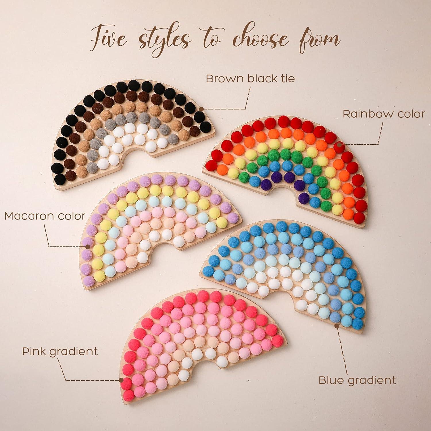 Juego de Cuentas de Madera ibwaae para Clasificación y Conteo