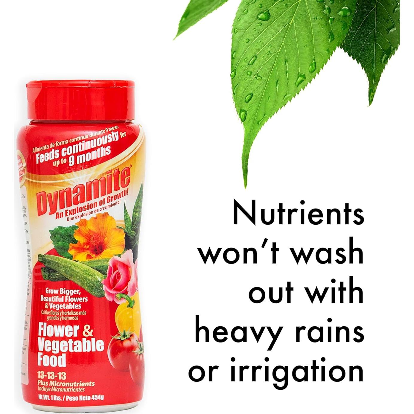 Fertilizante para Plantas Dynamite 0.45 kg - Flores y Verduras