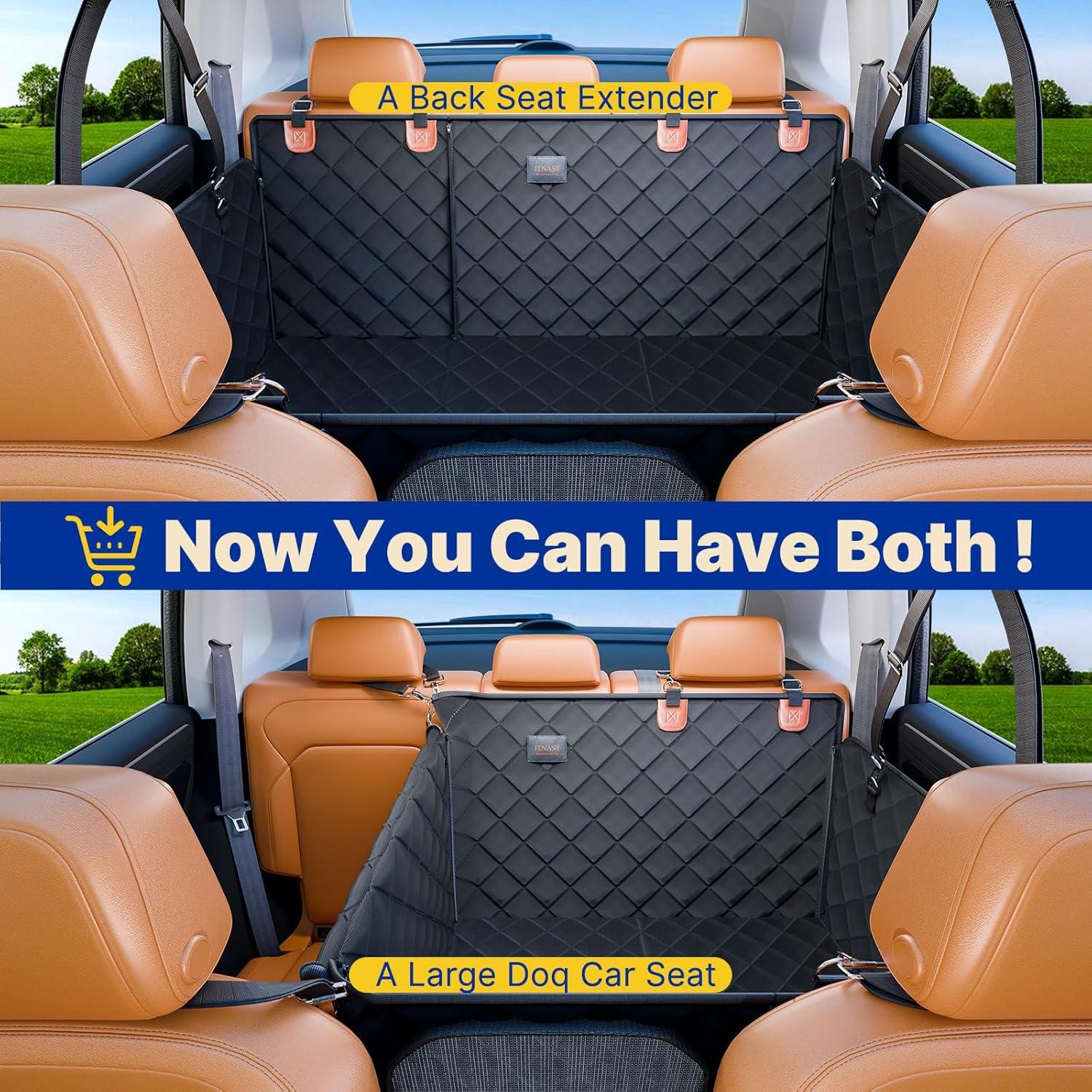 Extensor de Asiento Trasero para Perros ITNAST Negro M 400kg