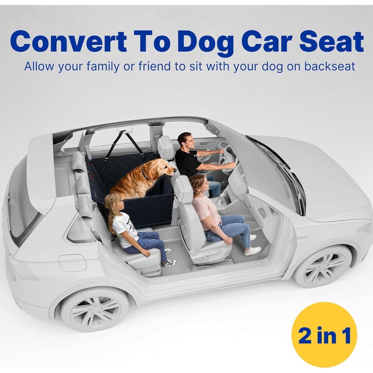 Extensor de Asiento Trasero para Perros ITNAST Negro M 400kg