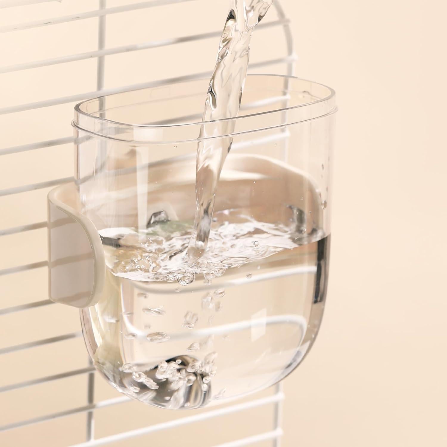 Dispensador de Agua para Mascotas Tafit Beige 360ml Sin Goteo