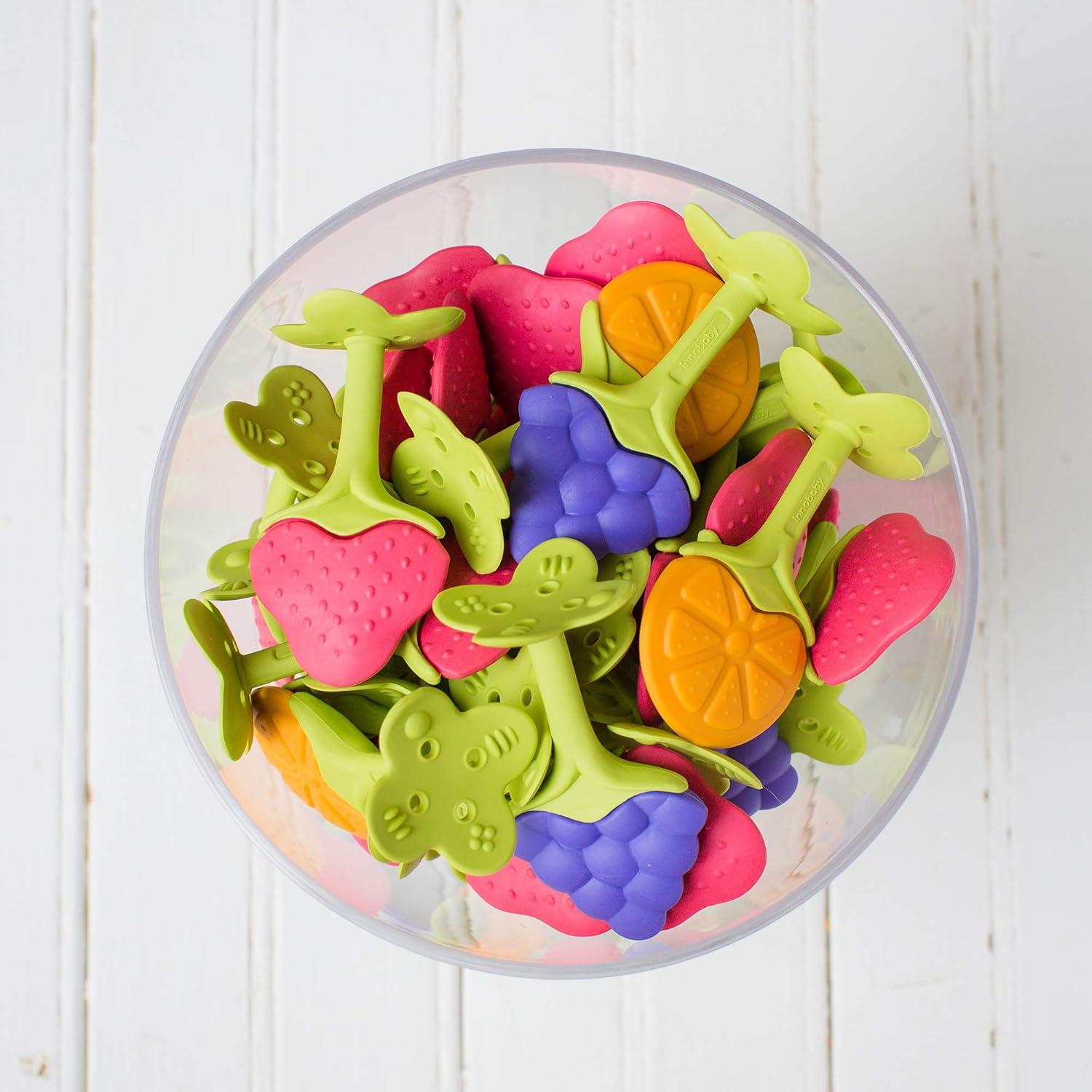 Mordedor Innobaby Teethin Smart Manzana Libre de BPA 10.16 cm