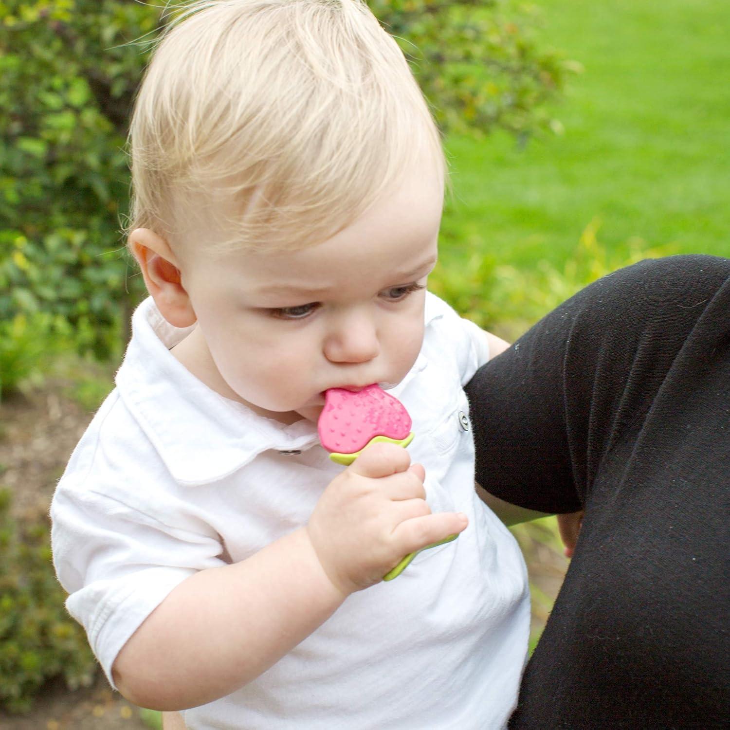 Mordedor Innobaby Teethin Smart Manzana Libre de BPA 10.16 cm