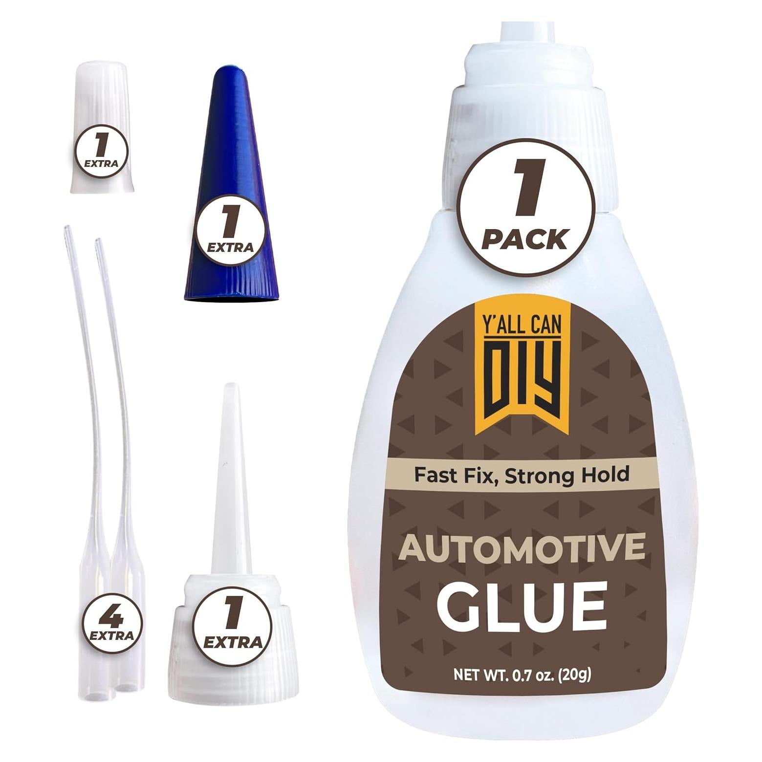 Pegamento Superficial Y'allCanDiy 20g para Automóviles - Alta Resistencia