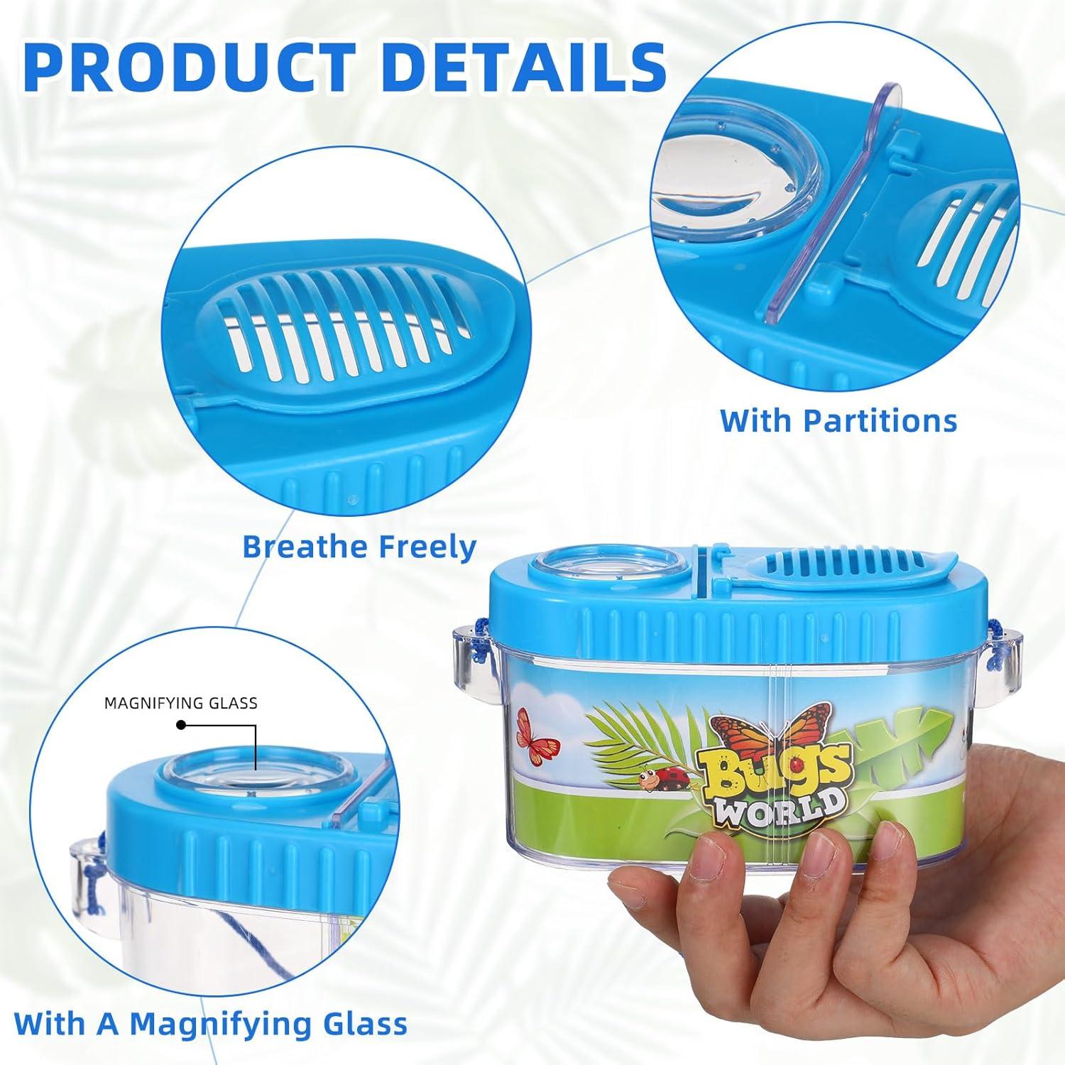 Kit de Exploración de Insectos Halloscume - 4 Sets para Niños