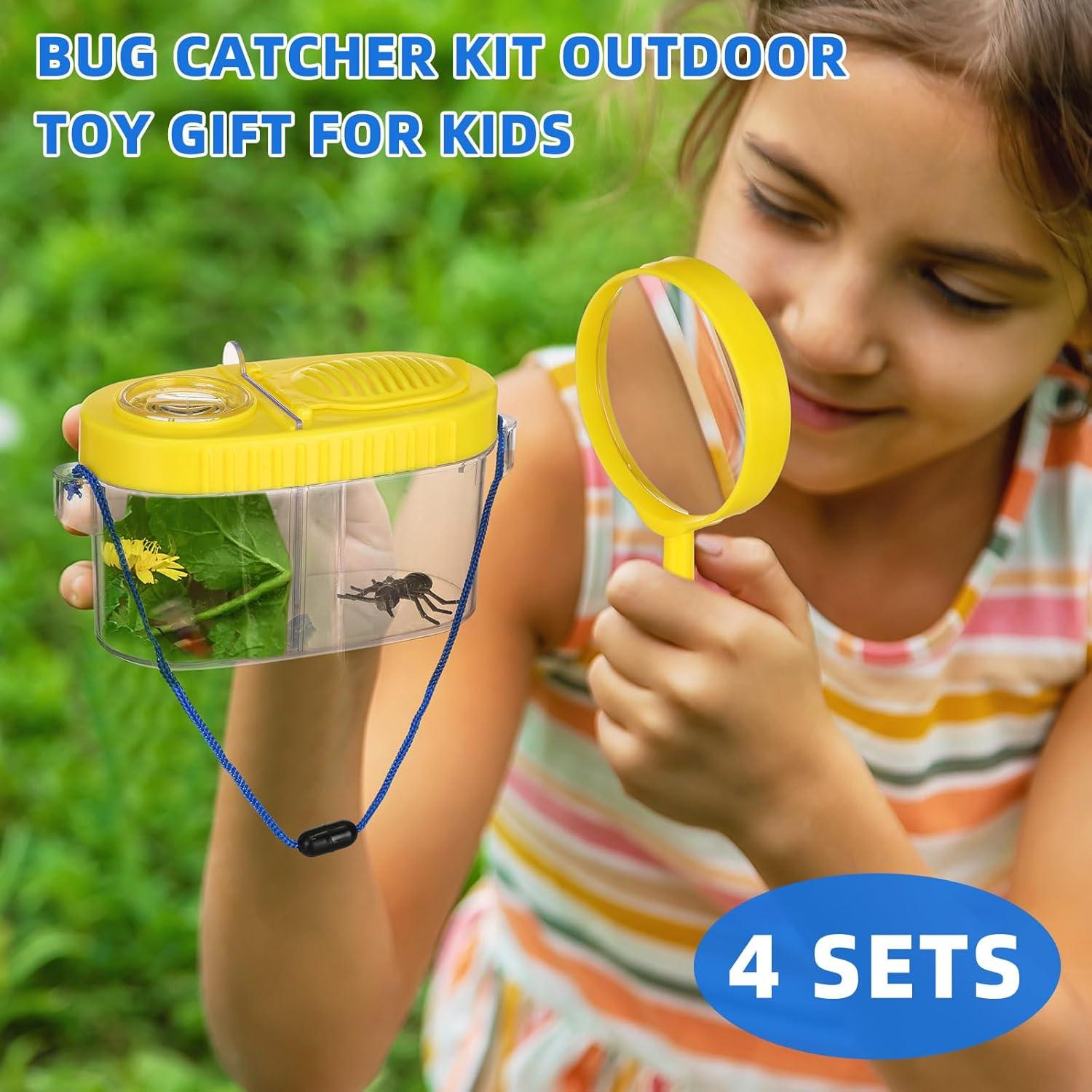 Kit de Exploración de Insectos Halloscume - 4 Sets para Niños