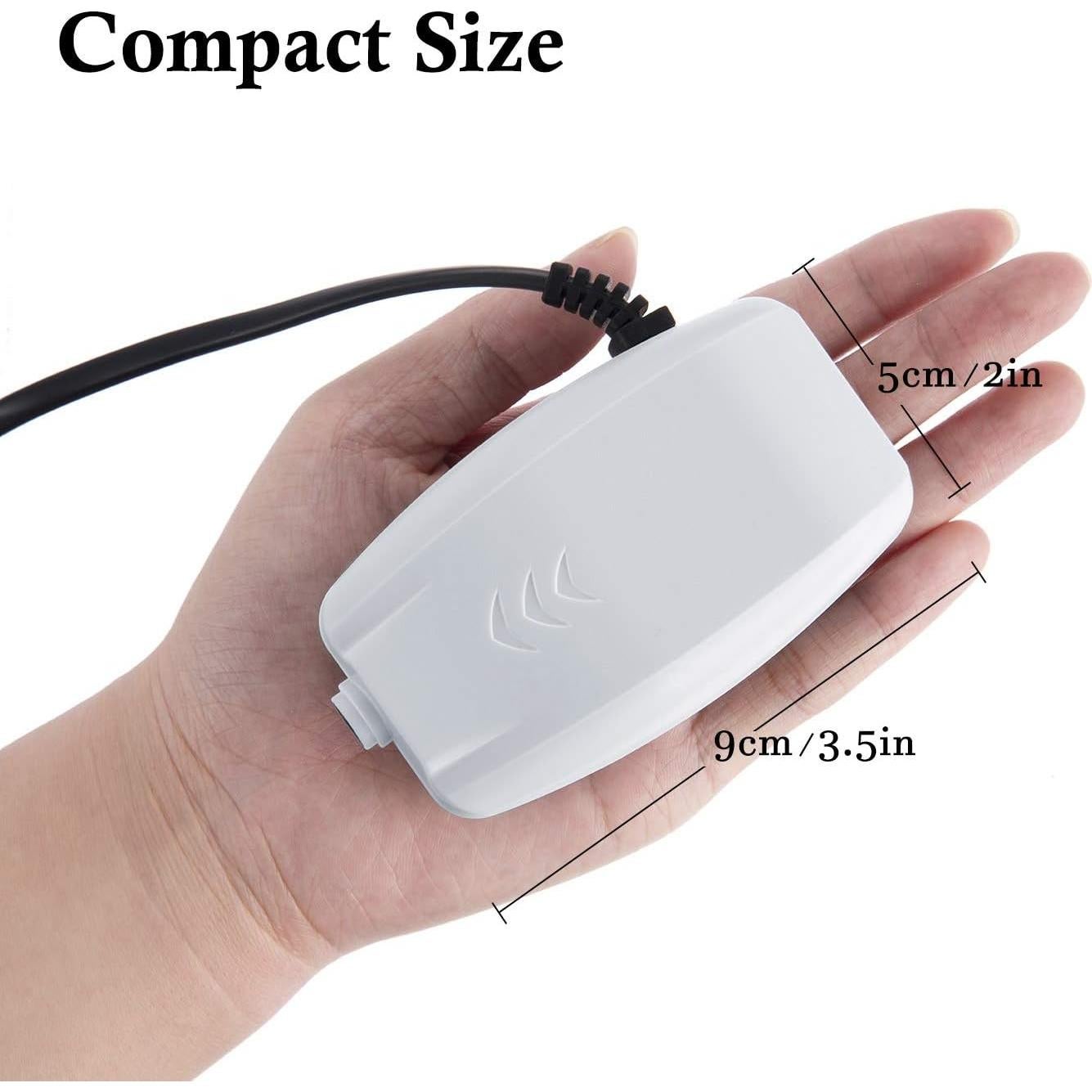 Bomba de Aire HITOP 2W para Acuario 1.5L/min Silenciosa