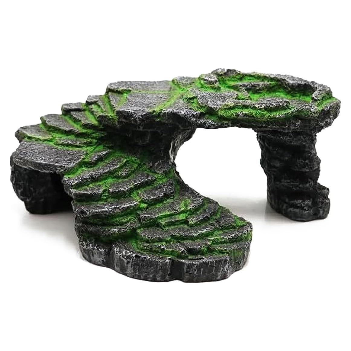 Plataforma de Sol para Reptiles Mipukbay Roca Decorativa 20cm