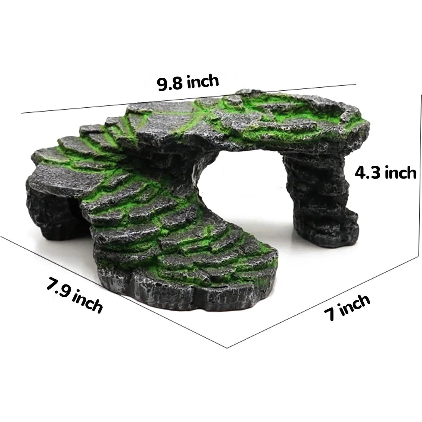 Plataforma de Sol para Reptiles Mipukbay Roca Decorativa 20cm