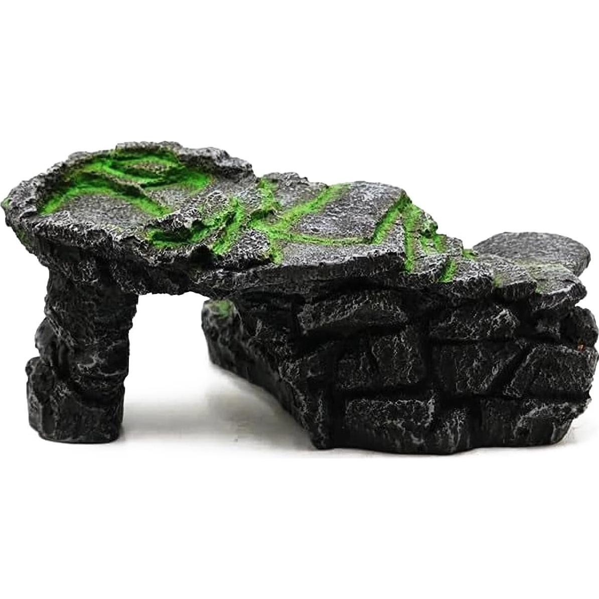 Plataforma de Sol para Reptiles Mipukbay Roca Decorativa 20cm