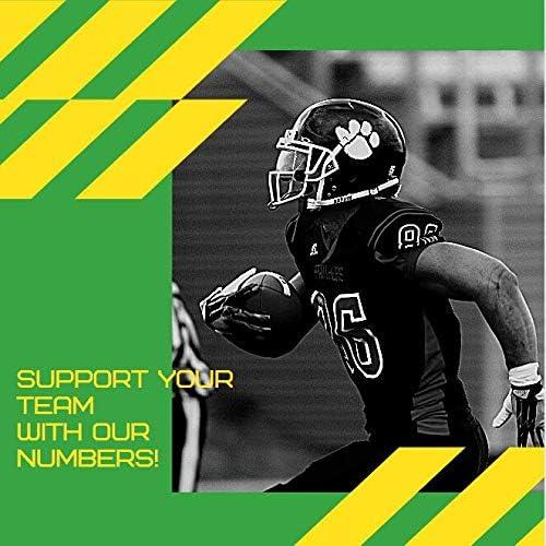 Letras de Vinilo para Transferencia de Calor FANBRILLIANT 104 Piezas 2" Negro