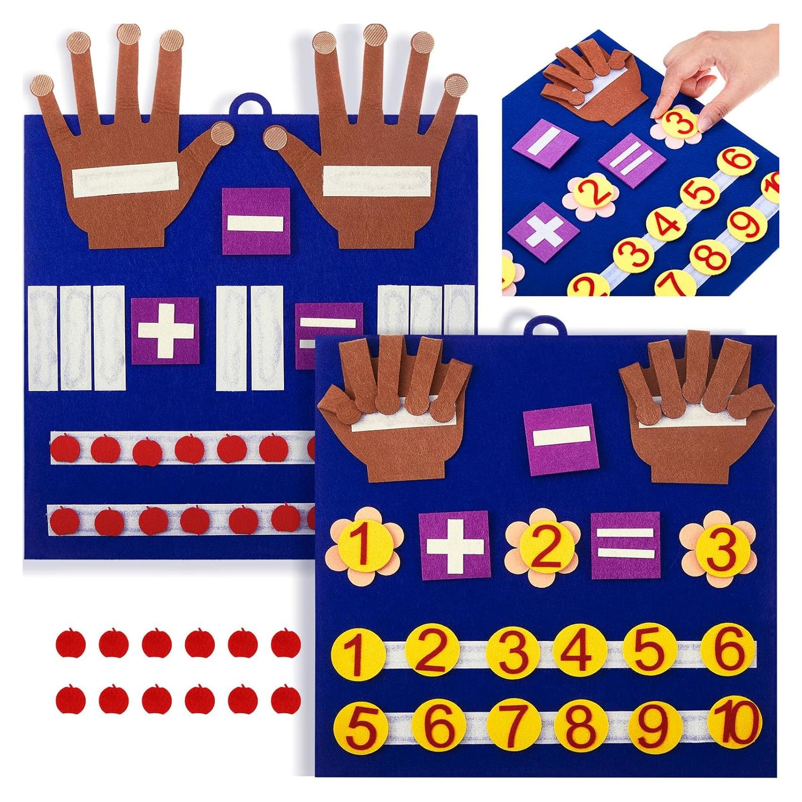 Juguetes de Matemáticas Deekin - 2 Juegos de Fieltro 30x30cm