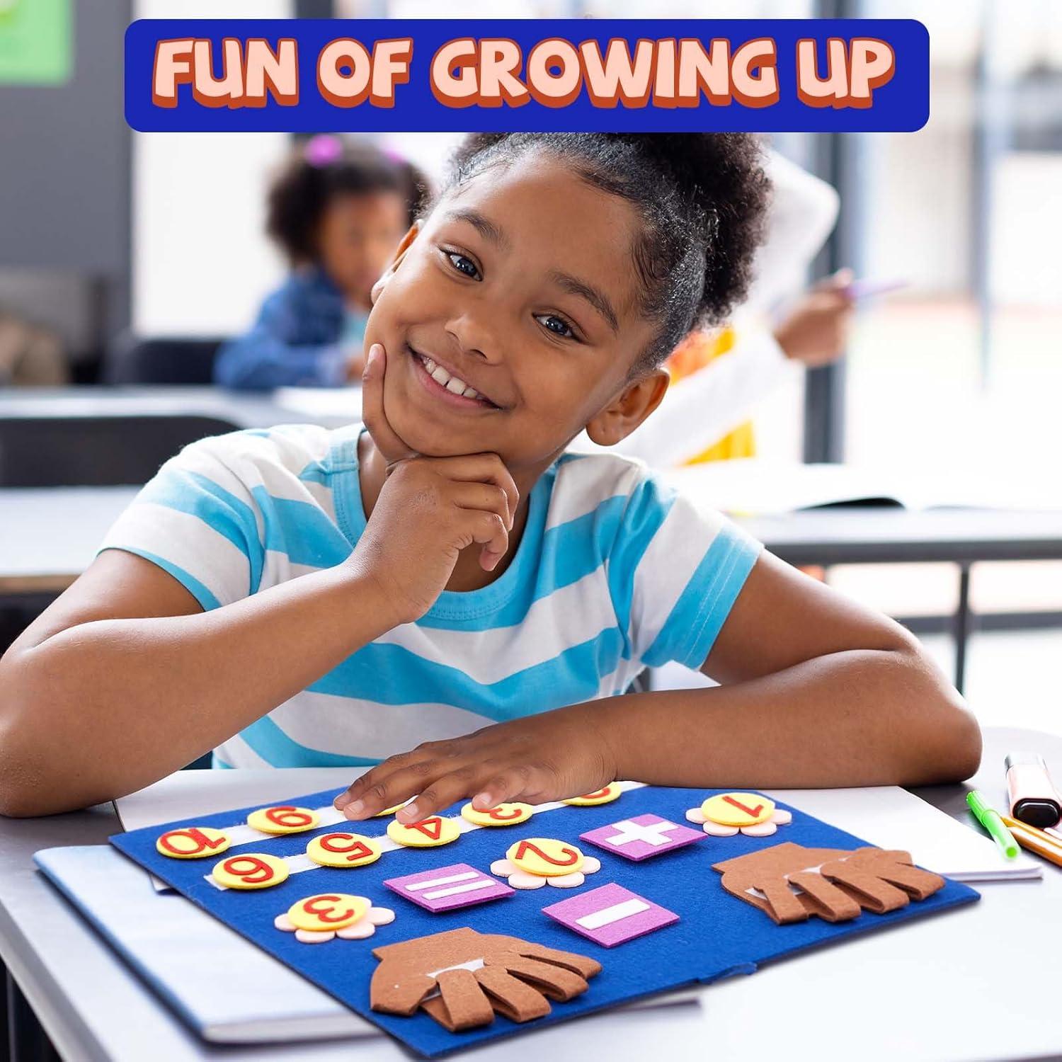 Juguetes de Matemáticas Deekin - 2 Juegos de Fieltro 30x30cm