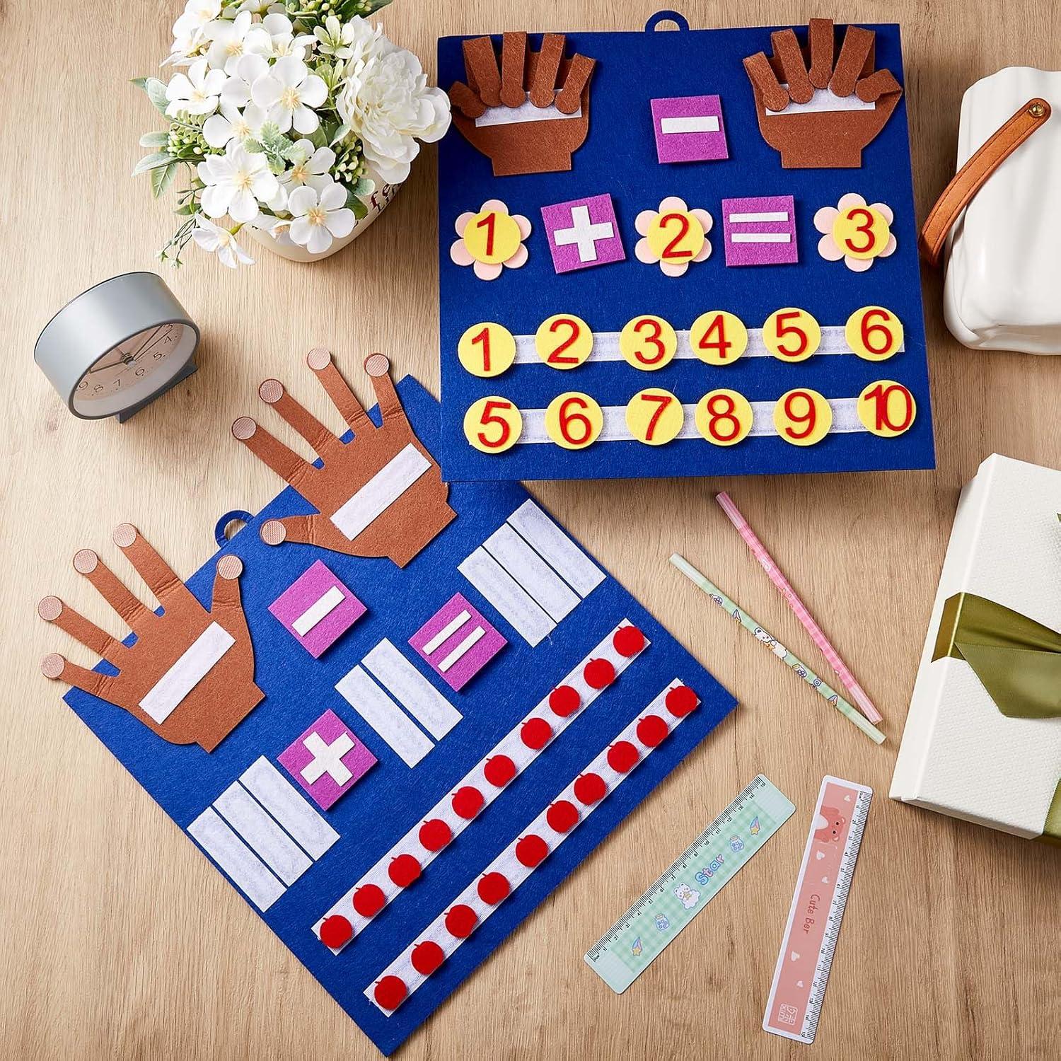 Juguetes de Matemáticas Deekin - 2 Juegos de Fieltro 30x30cm