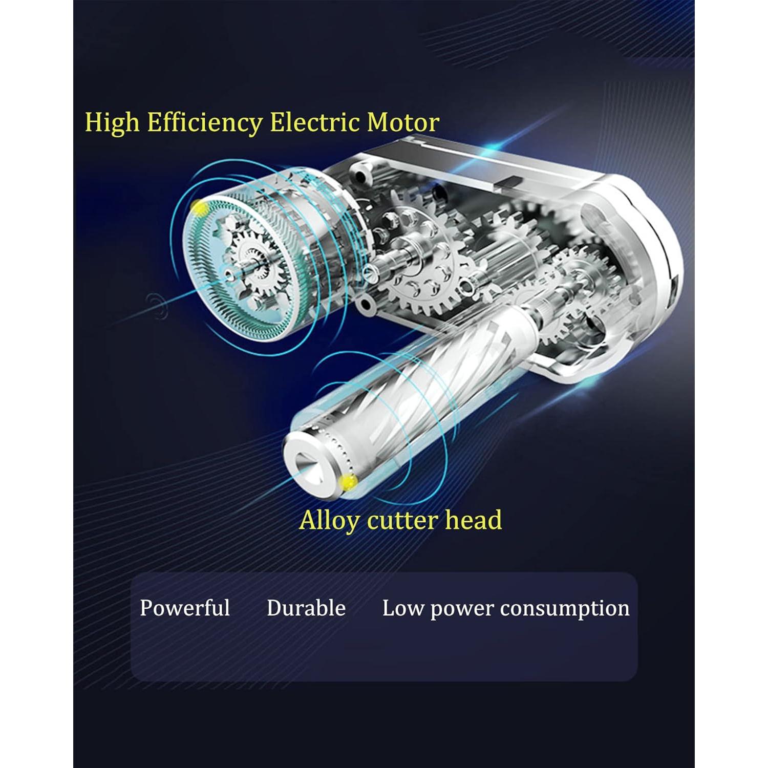 Cortador de Uñas Eléctrico Ginalaia Recargable USB 2 en 1