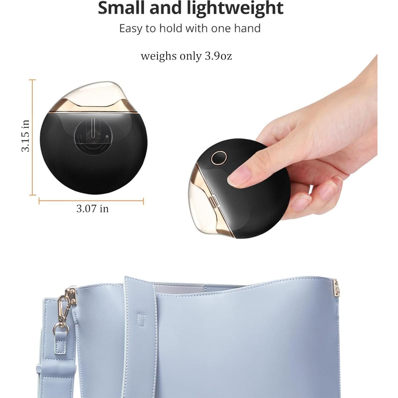 Cortador de Uñas Eléctrico Ginalaia Recargable USB 2 en 1