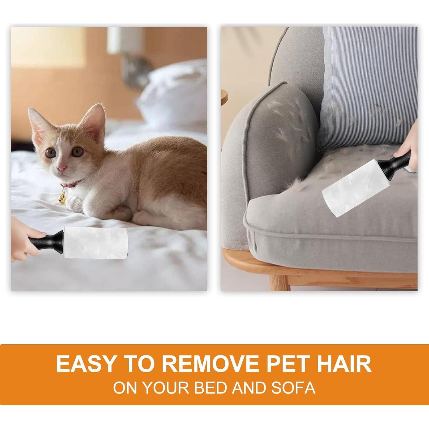 Rodillos Adhesivos Cusbus para Pelo de Mascotas - 450 Hojas