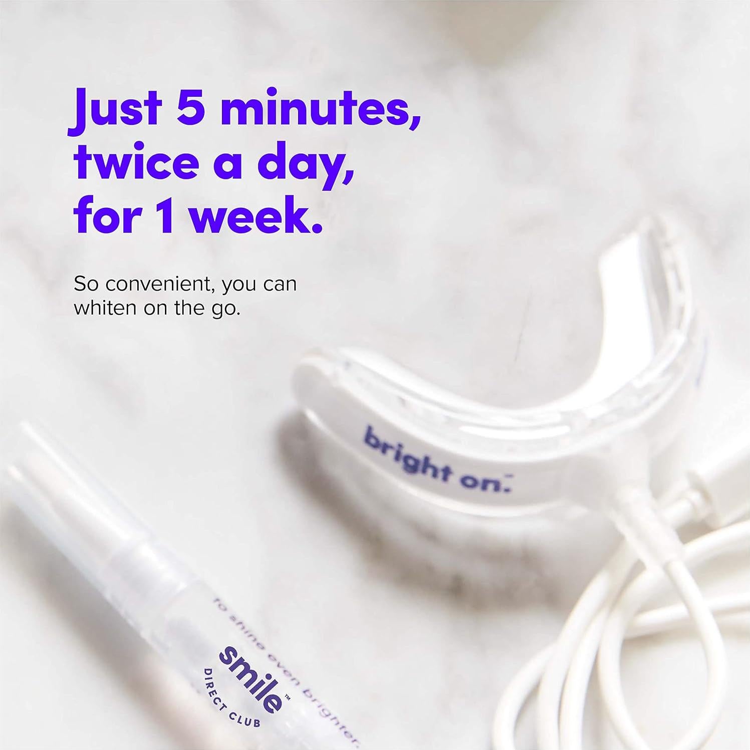 Kit Blanqueamiento Dental SmileDirectClub con Luz LED - 4 Gel