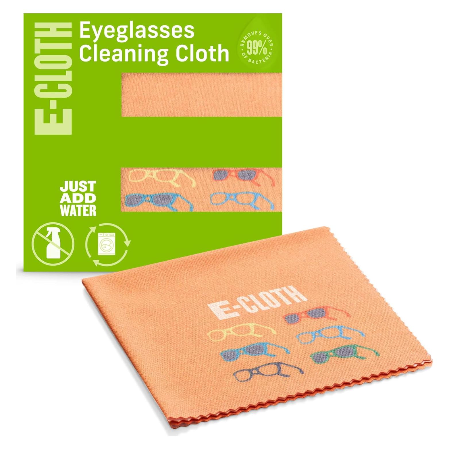Paño de limpieza E-Cloth para gafas, microfibra, 1 paquete