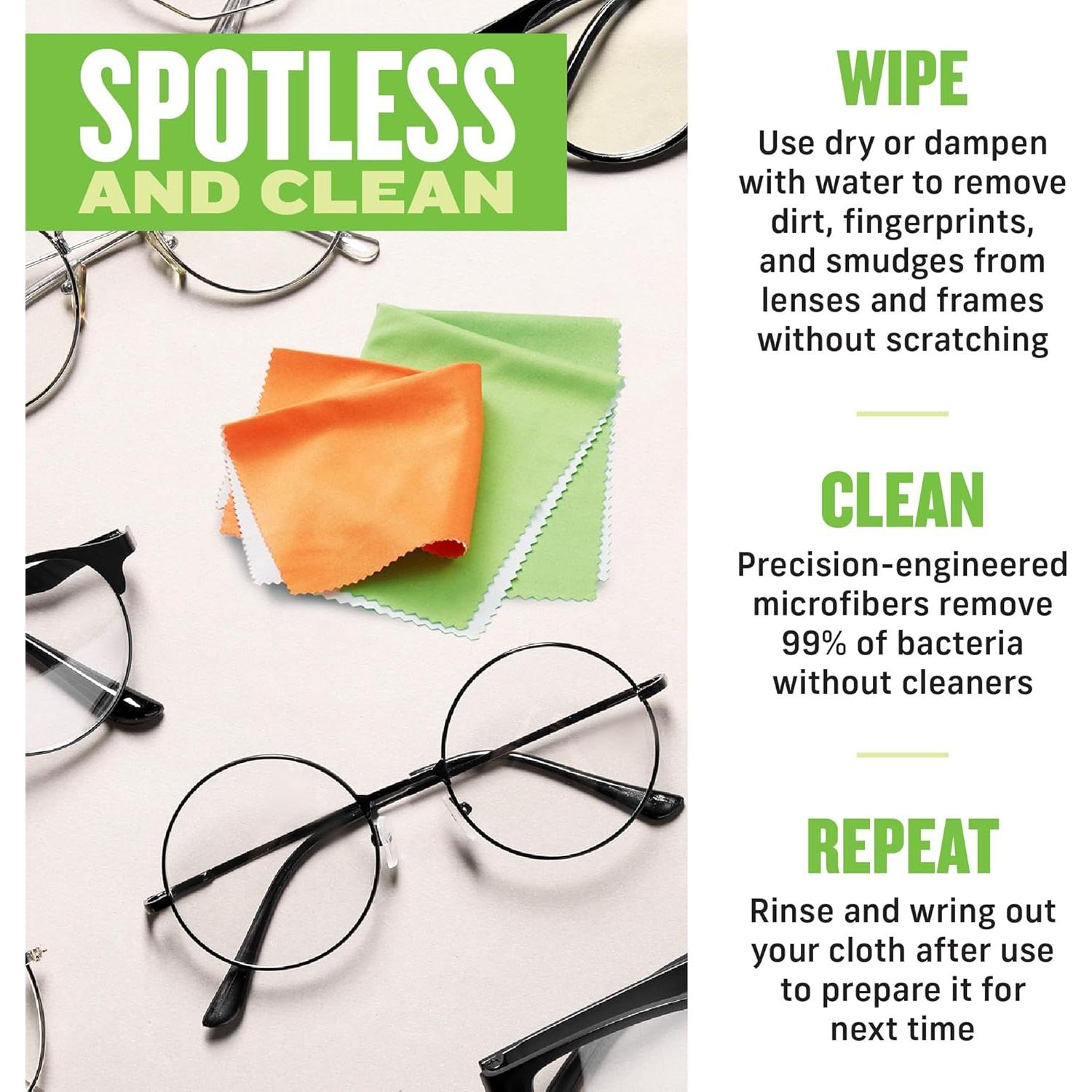 Paño de limpieza E-Cloth para gafas, microfibra, 1 paquete