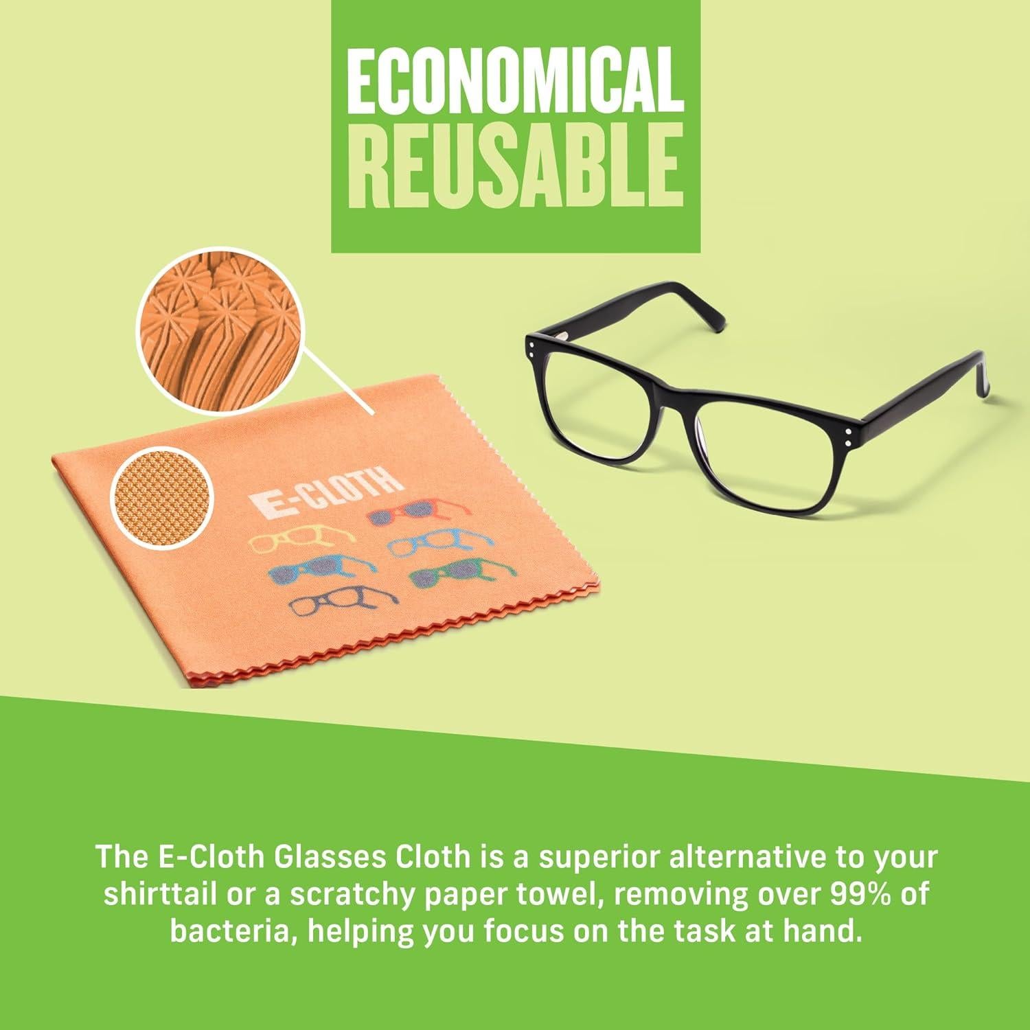 Paño de limpieza E-Cloth para gafas, microfibra, 1 paquete