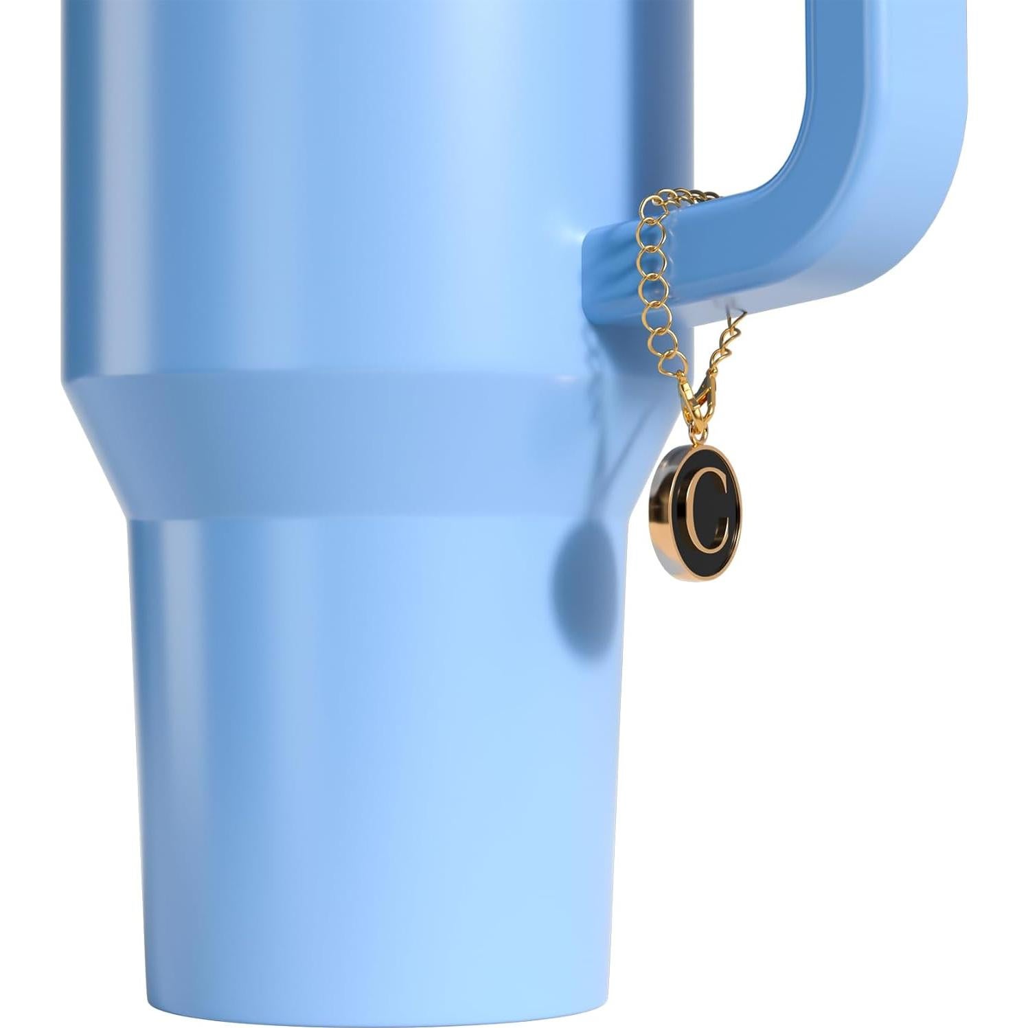 Encantos de Letra Inicial Personalizados Utuichuo 2PCS