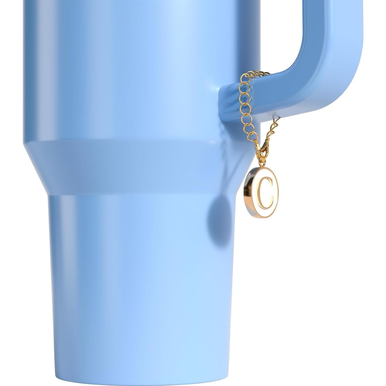 Encantos de Letra Inicial Personalizados Utuichuo 2PCS