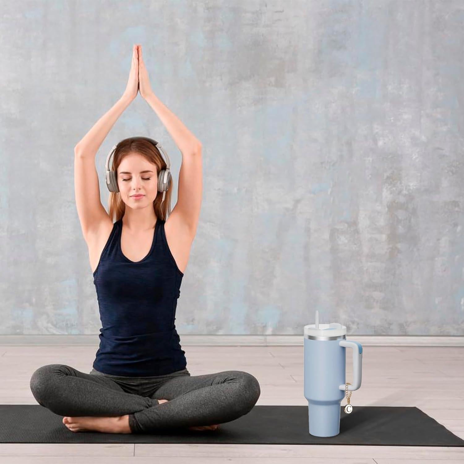 Encantos de Letra Inicial Personalizados Utuichuo 2PCS